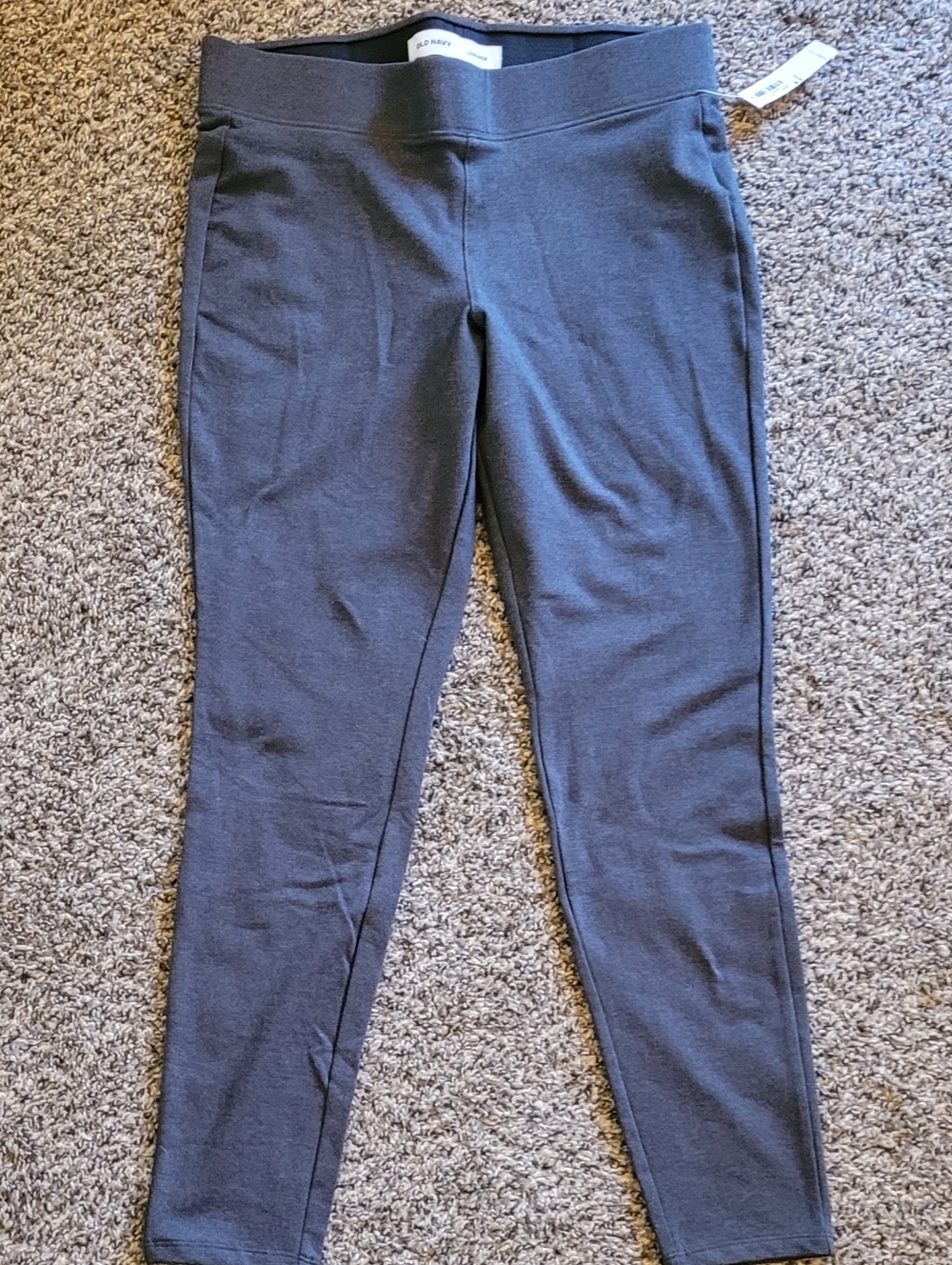 NWT Old Navy Dark Gray Stretch Ponte Leggings